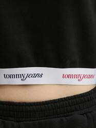Tommy Jeans dámská černá mikina - L (BDS)