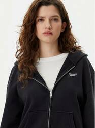 Tommy Jeans dámská černá mikina - XS (BDS)