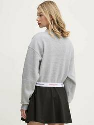 Tommy Jeans dámská šedá mikina - XS (P6N)