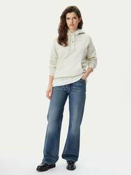 Tommy Jeans dámská béžová mikina - L (ACG)