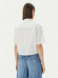 Tommy Jeans dámská bílá košile - XS (YBL)