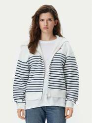 Tommy Jeans dámská pruhovaná mikina - XS (0FC)