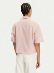 Tommy Jeans dámská růžová košile - XS (TH3)