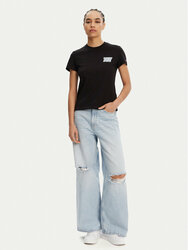 Tommy Jeans dámské černé tričko - L (BDS)