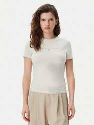 Tommy Jeans dámské béžové tričko - XS (ACG)
