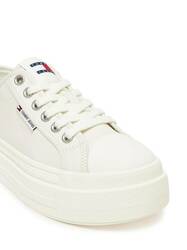 Tommy Jeans dámské bílé tenisky - 39 (YBI)
