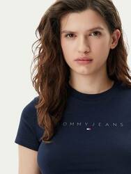 Tommy Jeans dámské modré tričko - L (C1G)