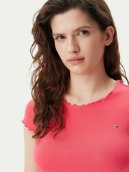 Tommy Jeans dámské růžové šaty - S (XI2)