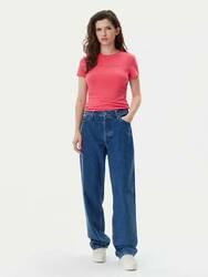 Tommy Jeans dámské růžové tričko - L (XI2)