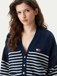 Tommy Jeans dámský modrý svetr - XXS (C1G)