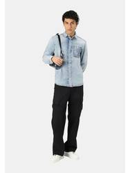 Tommy Jeans pánská džínová košile - M (1AB)