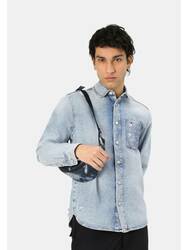 Tommy Jeans pánská džínová košile - M (1AB)