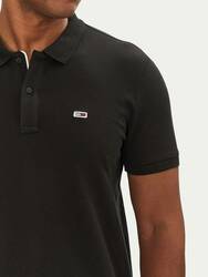 Tommy Jeans pánské černé polo tričko - L (BDS)