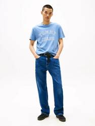 Tommy Jeans pánské modré tričko - L (DY6)