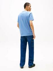 Tommy Jeans pánské modré tričko - S (DY6)