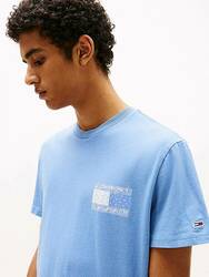 Tommy Jeans pánské modré tričko - L (DY6)