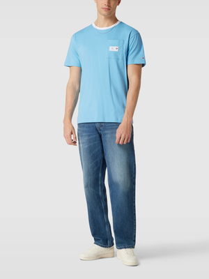 Tommy Jeans pánské modré tričko - M (CY7)