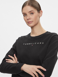 Tommy Jeans dámská černá mikina - XS (BDS)