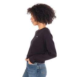 Tommy Jeans dámská černá mikina Waffle - XL (BBU)