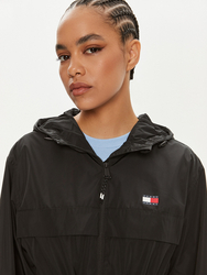Tommy Jeans dámská černá parka  - XS (BDS)