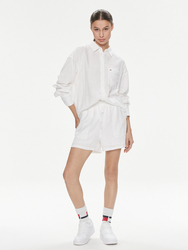 Tommy Jeans dámská bílá košile - S (YBR)