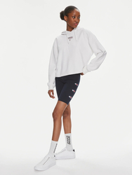 Tommy Jeans dámská bílá mikina - M (YBR)