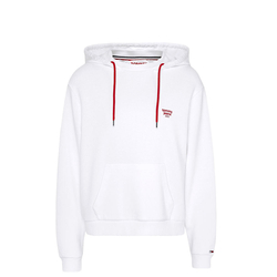 Tommy Jeans dámská bílá mikina s kapucí Detail - XS (YBR)