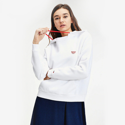 Tommy Jeans dámská bílá mikina s kapucí Detail - XS (YBR)