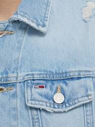 Tommy Jeans dámská džínová bunda Mom - XS (1AB)