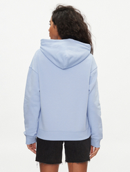 Tommy Jeans dámská světle modrá mikina Logo - M (C3S)