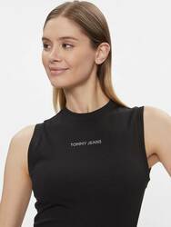 Tommy Jeans dámské černé šaty - XS (BDS)