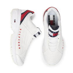 Tommy Jeans dámské bílé tenisky - 36 (0KP)
