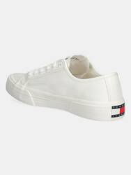 Tommy Jeans pánské bílé tenisky - 43 (YBL)