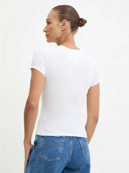 Tommy Jeans dámské bílé tričko - XS (YBR)