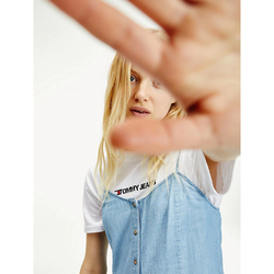 Tommy Jeans dámské džínové šaty Chambray - M (1AJ)