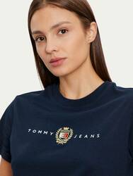 Tommy Jeans dámské modré tričko - L (C1G)