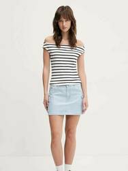 Tommy Jeans dámský pruhovaný top - XS (0FC)