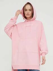 Tommy Jeans dámské růžové mikinové šaty - XXS (THA)