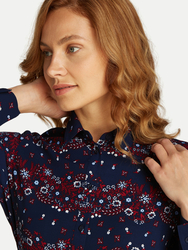 Tommy Jeans dámské tmavě modré šaty Floral - S (0GJ)