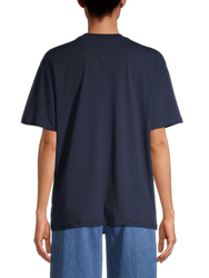 Tommy Jeans dámské tmavě modré tričko - L (C1G)