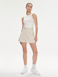 Tommy Jeans dámský bílý top - XS (YBR)