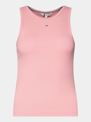 Tommy Jeans dámský růžový top - XS (TIC)
