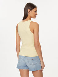 Tommy Jeans dámský světle žlutý top - M (ZHO)