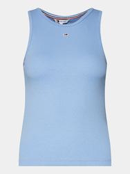 Tommy Jeans dámský světle modrý top - M (C3S)