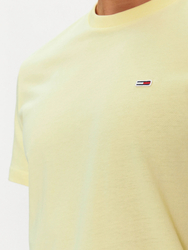 Tommy Jeans pánské žluté tričko - XL (ZHO)
