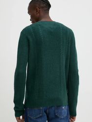 Tommy Jeans pánský zelený svetr - S (CWG)