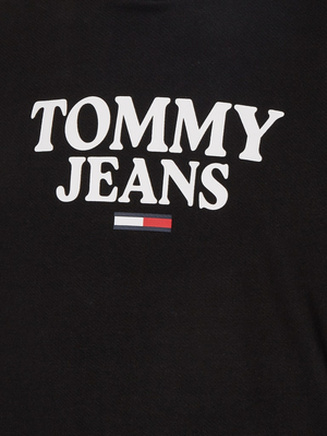 Tommy Jeans pánská černá mikina ENTRY HOODIE - L (BDS)