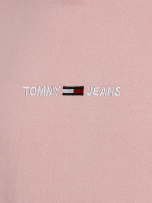 Tommy Jeans pánská růžová mikina LOGO HOODIE - L (TH9)