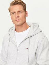 Tommy Jeans pánská šedá mikina - L (PJ4)