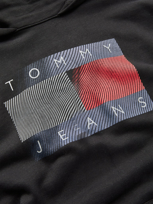 Tommy Jeans pánská černá mikina REFLECTIVE  - M (BDS)